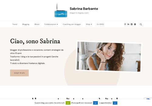 Sabrina Barbante - blogger & blogging coach