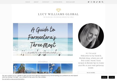 Lucy Williams Global - The Travelling Wife Cruising Around the World