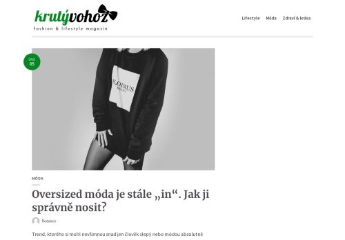 Krutý Vohoz - Fashion & lifestyle magazín