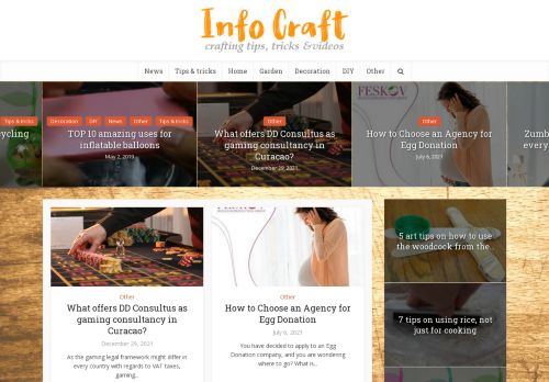 Infocraft.eu - Crafting tips, tricks, inspirations & videos
