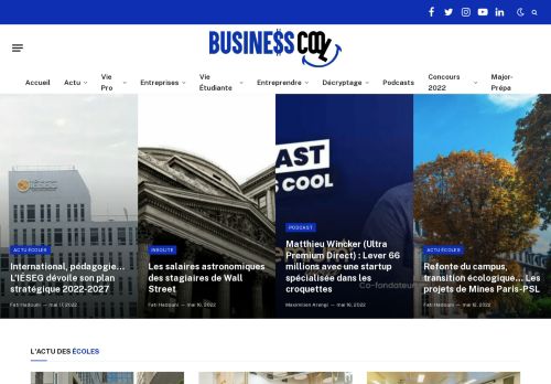 Accueil - Business Cool
