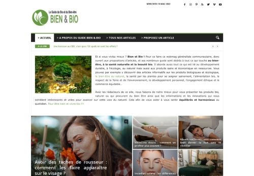 Bien et Bio - Le blog Naturel, Écologie et Bien-être