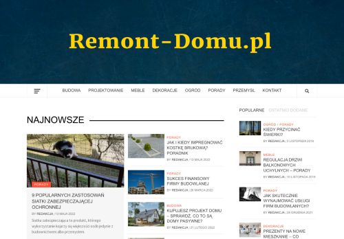 Remont-domu.pl - portal wn?trzarsko-budowlany