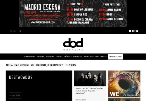 dod Magazine: música independiente, conciertos y festivales