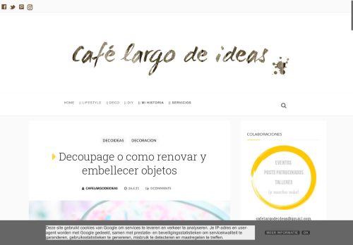
Café largo de ideas - Decoración, Lifestyle, DIY
