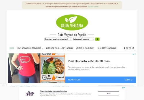 La Guía Vegana de España (100% vegetariana) - Mapa Vegano de España
