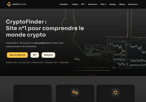 CryptoFinder : Cours des crypto, Mining, Trading, Jeux BTC etc.