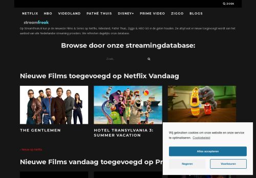 Nieuwe Films & Series Streamen: Netflix, Videoland, Ziggo, HBO & Pathé Thuis
