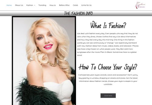 The Fashion Info - The Ultimate Blog for Fashion Updates
