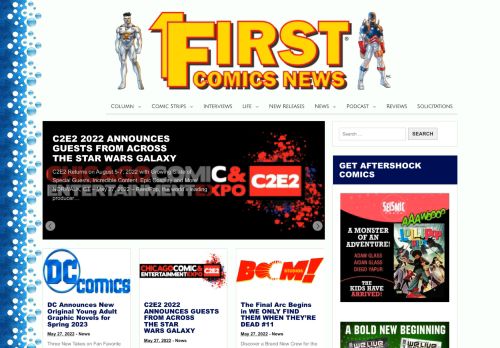 First Comics News – Your First Place for Comic News
