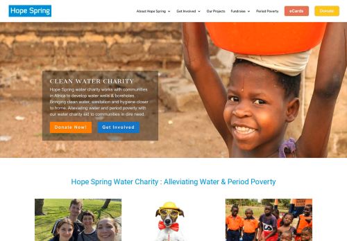 Hope Spring Water | Small Charity Alleviating Clean Water Poverty in Africa