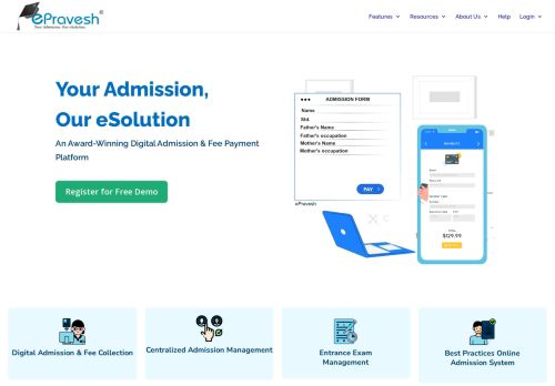 
	Online Admission System | College Admission System | Manage Online Admissions with Fee Payment |  ePraveshÂ® 

