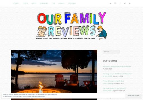 Our Family Reviews – Travel and products reviews from a Wisconsin dad and sons.