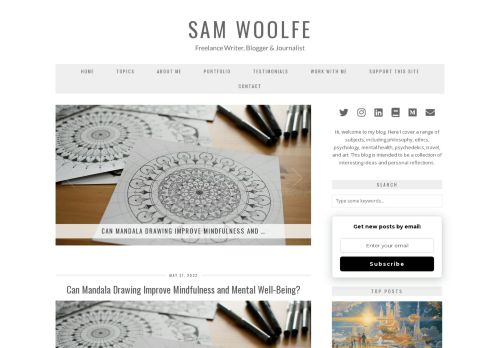 Sam Woolfe - Freelance Writer & Blogger

