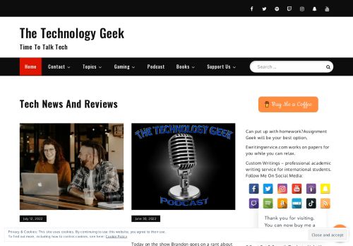 The Technology Geek - Time To Talk Tech
