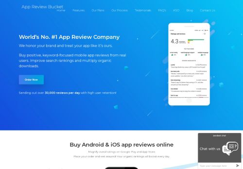 Buy Android and iOS App Reviews | App Store Optimization Service (ASO) 
