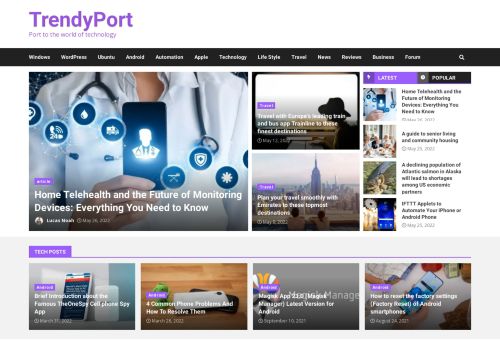 TrendyPort- Port to the world of technology