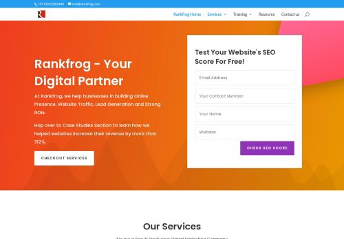 SEO Services Company in India - Digital Marketing Agency | Rankfrog
