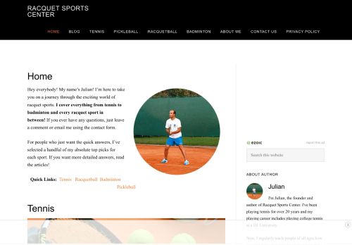 Home - Racquet Sports Center