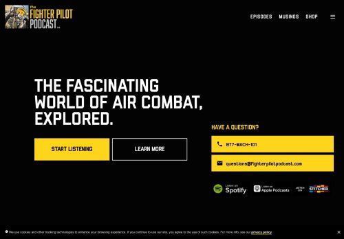 The Fighter Pilot Podcast – The fascinating world of air combat, explored.
