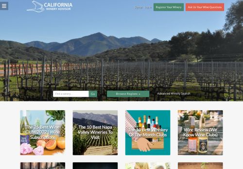 California Wineries | Plan Your California Wine Adventure With Us
