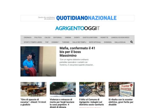 AgrigentoOggi - Il giornale on line di Agrigento, cronaca, calcio, eventi, gusto e cultura - AgrigentoOggi
