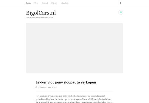 BigolCars.nl - USA Californië Auto (Onderdelen) Import