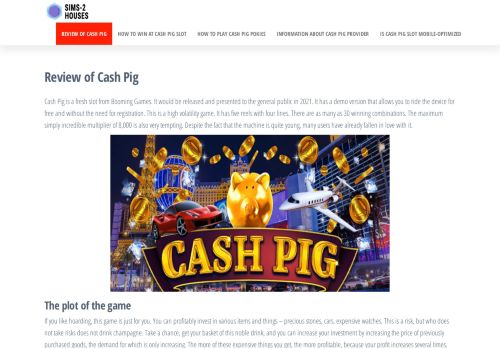 Review of Cash Pig - Cash Pig slot