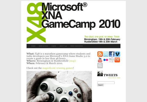 X48: Microsoft XNA GameCamp  