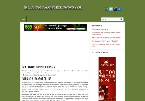 Play Online Blackjack at the best online casinos - High Bonuses!
