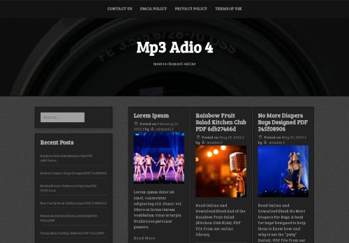 Mp3 Adio 4 – musics channel online