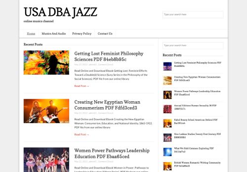 USA DBA JAZZ – online musics channel