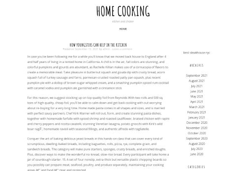 home cooking – kitchen and chicken