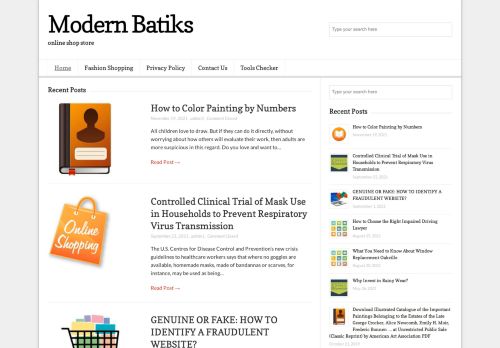 Modern Batiks – online shop store