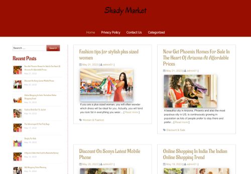Shady Market – online shopping now