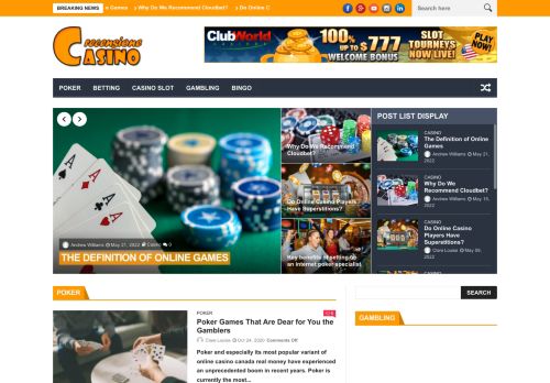 homepage - Casino Online Recensione