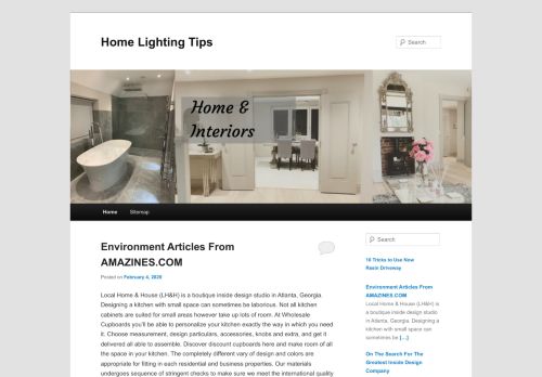 
Home Lighting Tips	