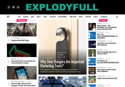 Explody Full - Explore Tranding News Story - Explore Tranding News Story 