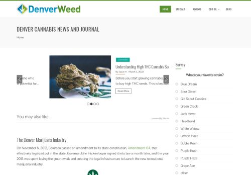 Denver Cannabis News and Journal - DenverWeed.com
