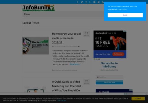 InfoBunny • Social Media Guides, SEO Tutorials and Articles