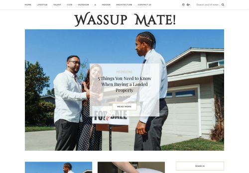 Wassup Mate » Inspirational Blog