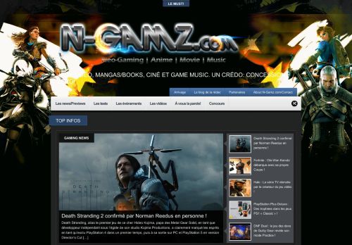 
		N-Gamz.com - Jeux Vidéo, Mangas/Books, Ciné et Game Music. Un crédo: Concession Zéro!N-Gamz.com | Jeux Vidéo, Mangas/Books, Ciné et Game Music. Un crédo: Concession Zéro!    