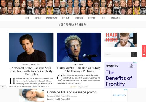 Celebrities hair transplants - Have you noticed your favourite celebrity has more hair all of a sudden? A lower hairline? Or just thicker hair in general?