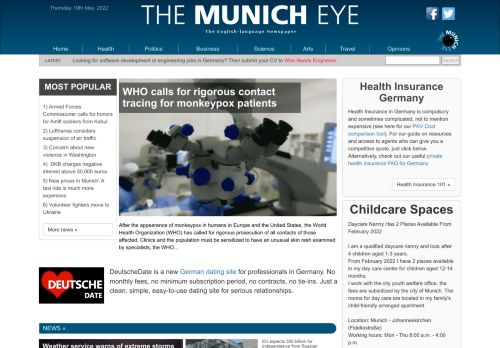 Munich News, Health Insurance, Engineering Jobs