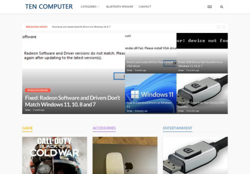 TenComputer - Windows, Computer, Game, Program, Entertainment