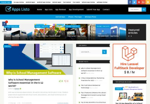 Homepage - AppsListo