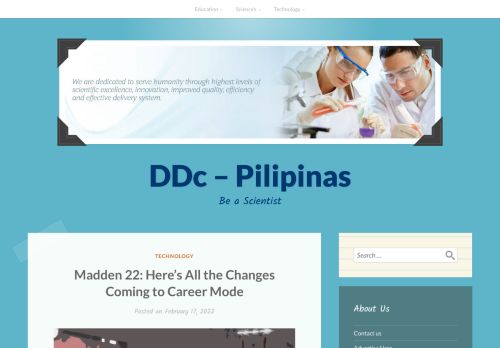 DDc – Pilipinas – Be a Scientist