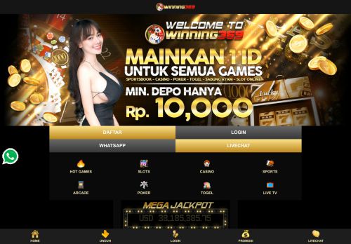WINNING369 - Situs Judi Slot Online Gampang Menang Bonus New Member 100