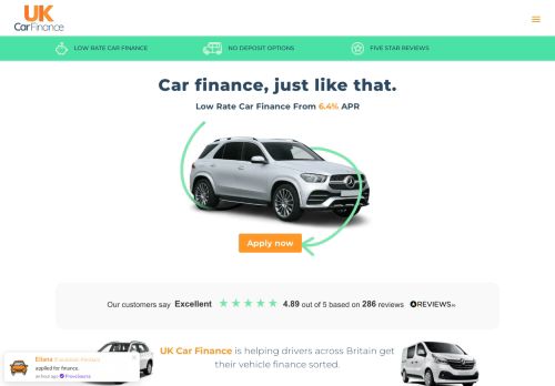 UK Car Finance | Low Rate Car Finance from 6.4% APR
