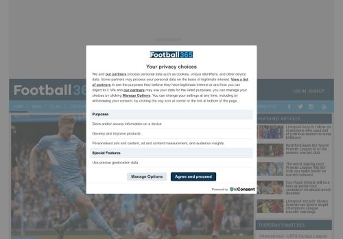 
            Football365 - Views, Live Matches, Gossip & more | Football365.com        